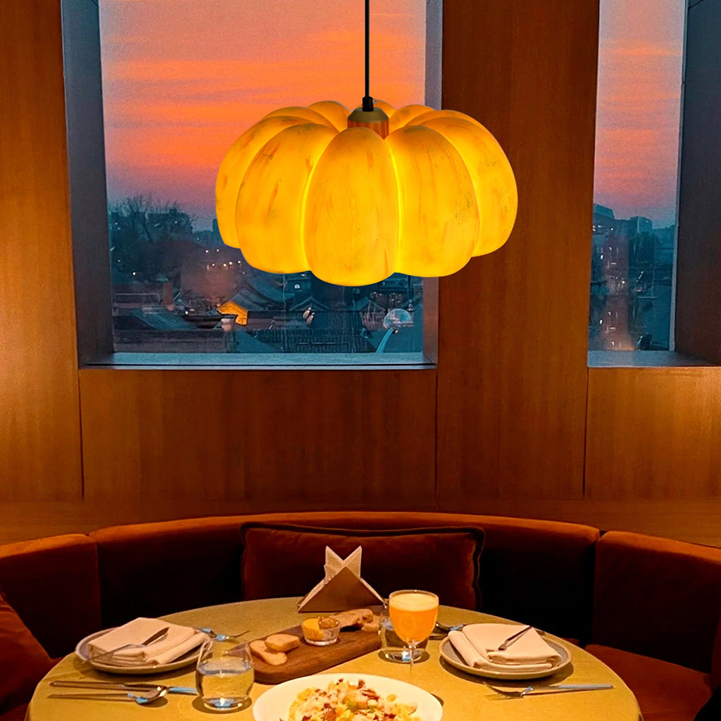 Pumpkin Pendant Lamp