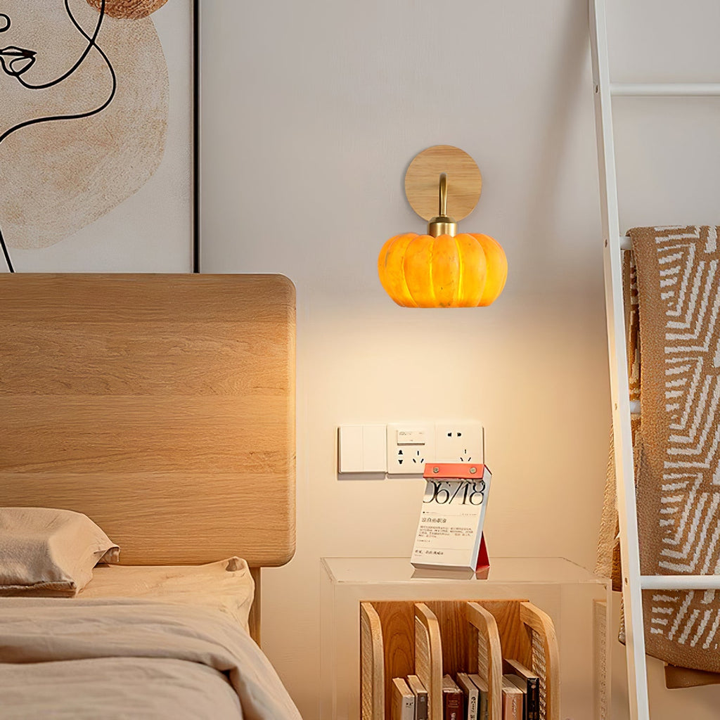 Pumpkin Wall Lamp