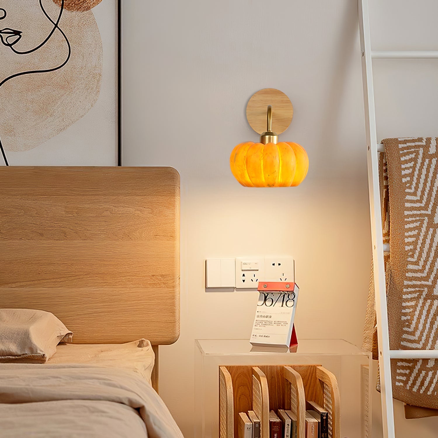 Pumpkin Wall Lamp