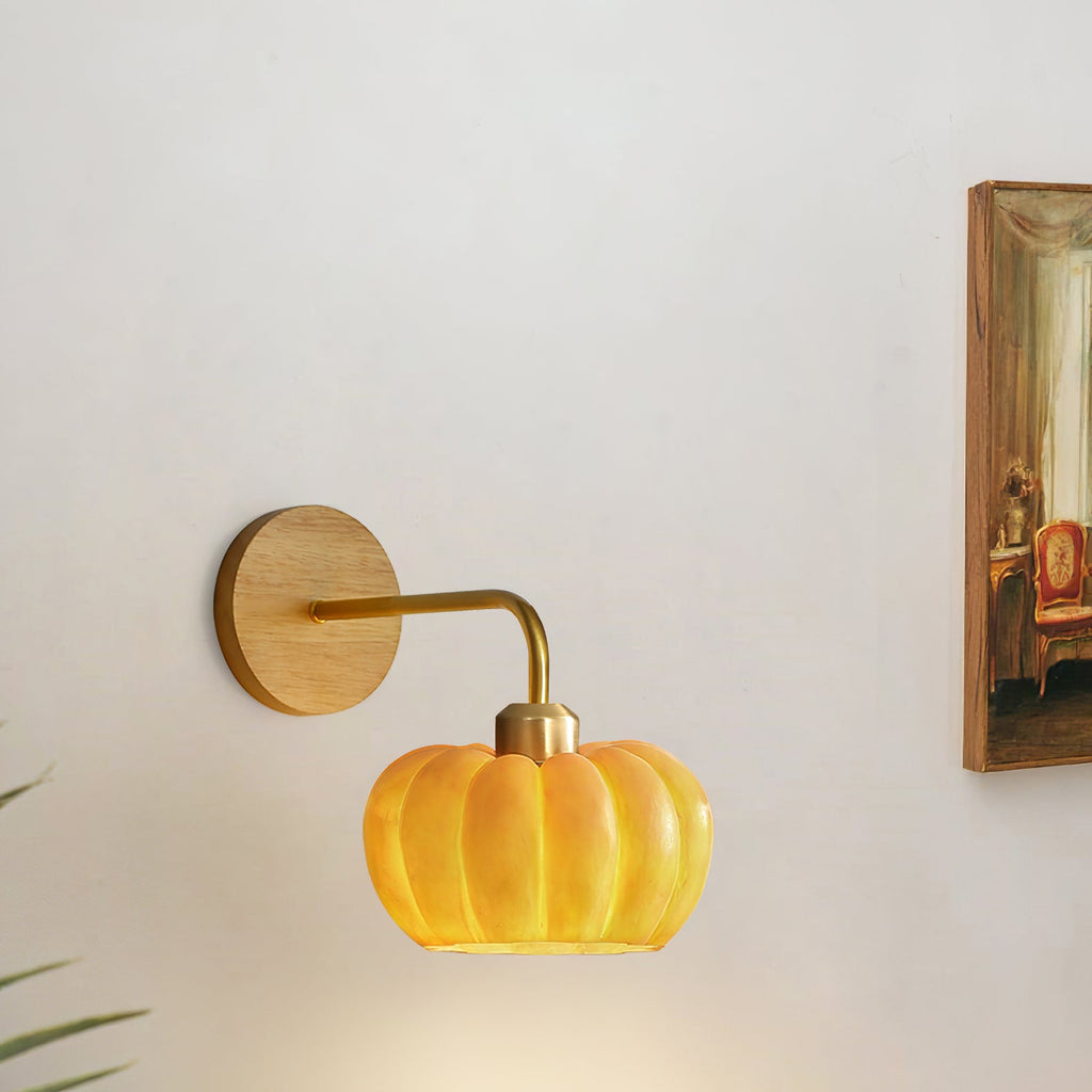 Pumpkin Wall Lamp