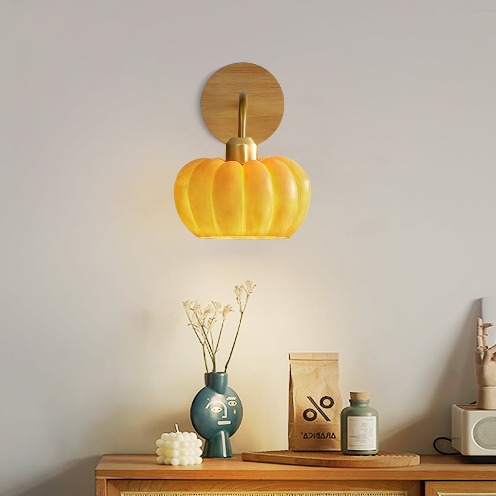 Pumpkin Wall Lamp
