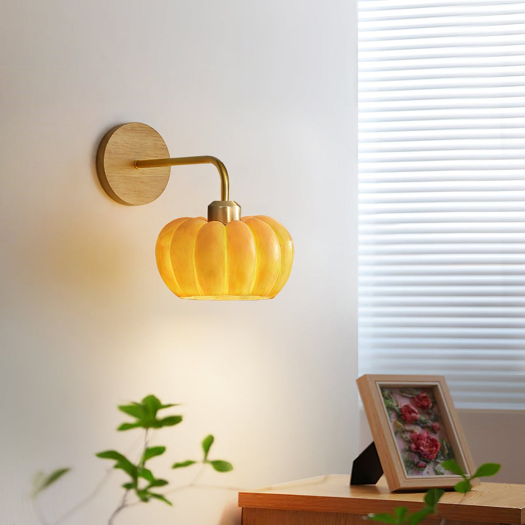 Pumpkin Wall Lamp