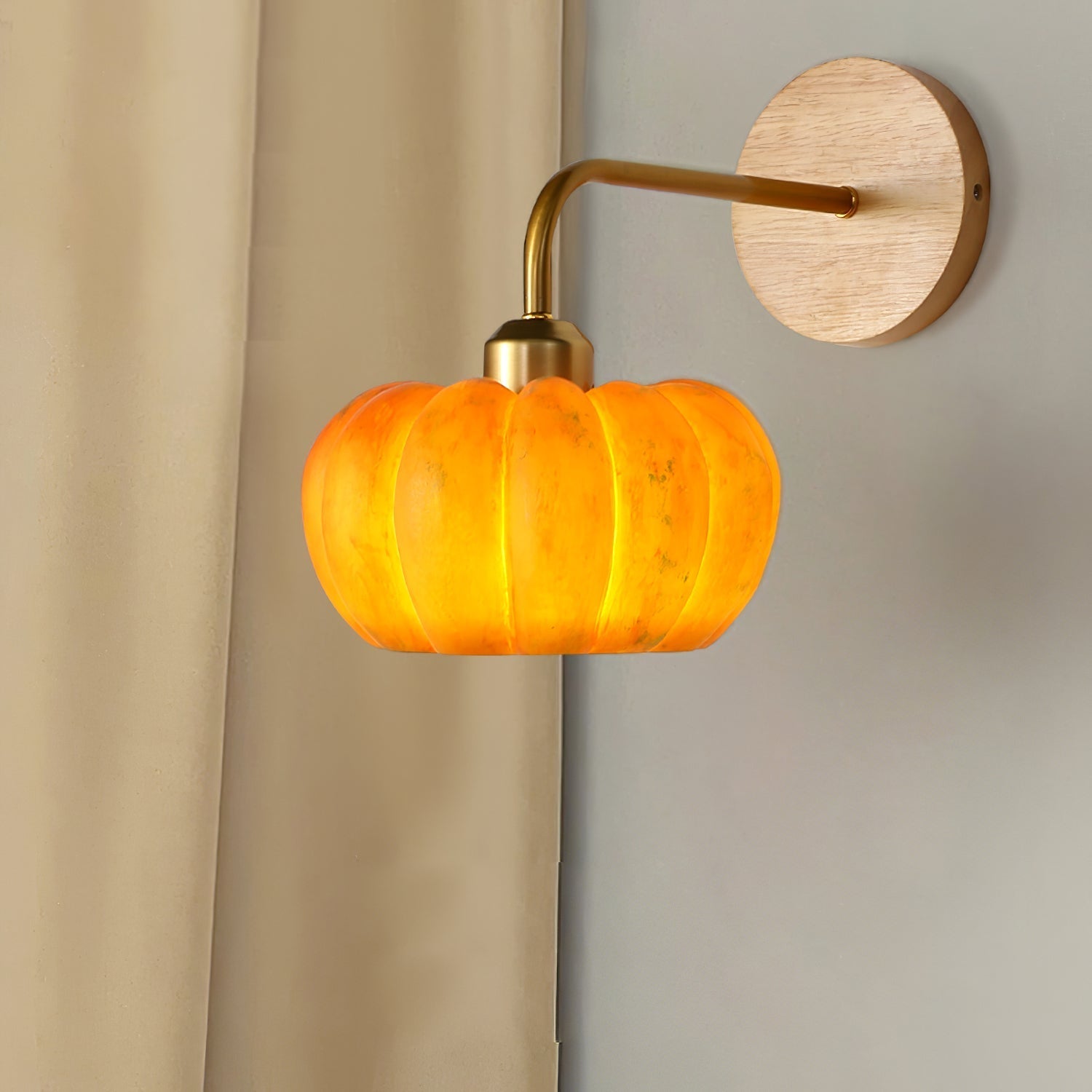 Pumpkin Wall Lamp