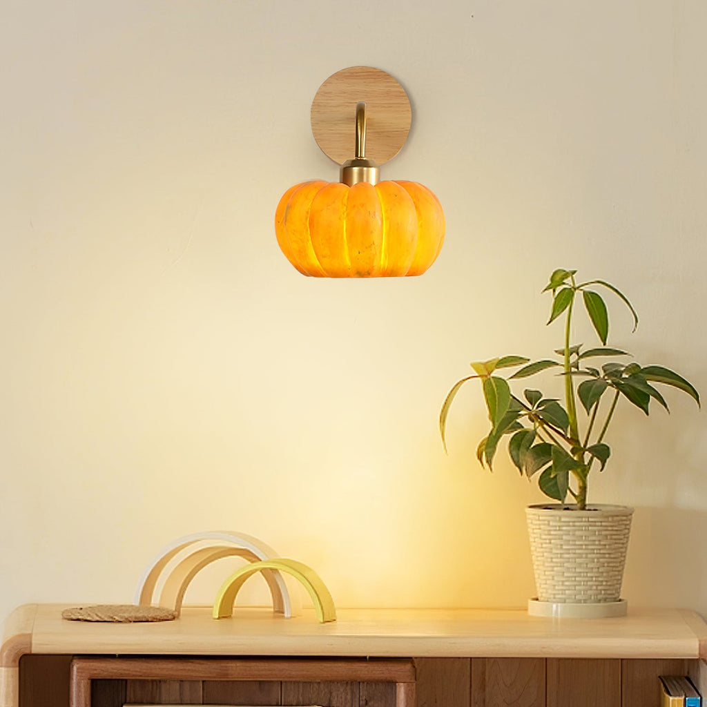 Pumpkin Wall Lamp