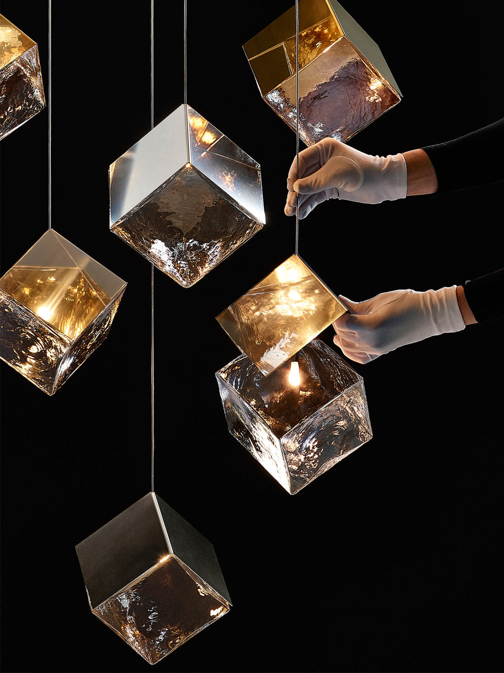 Pyrite Pendant Light