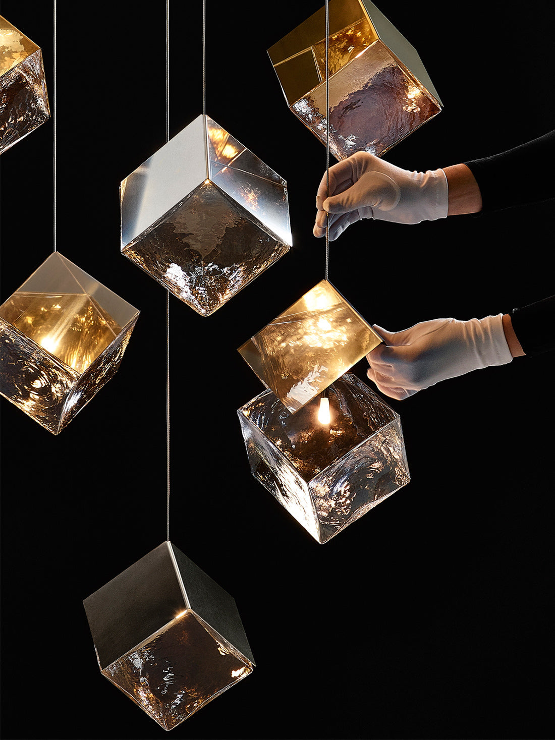 Pyrite Pendant Light