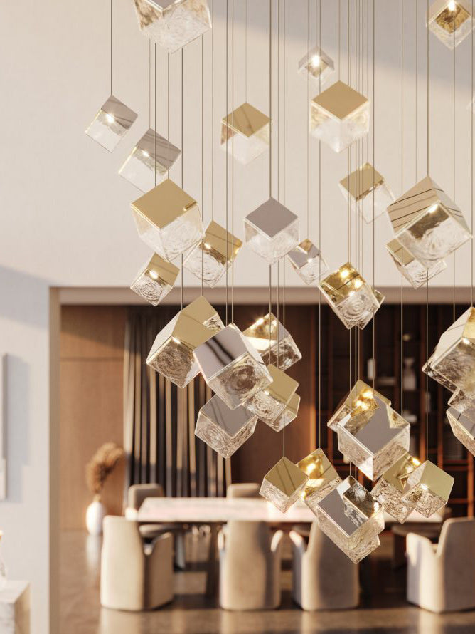 Pyrite Pendant Light