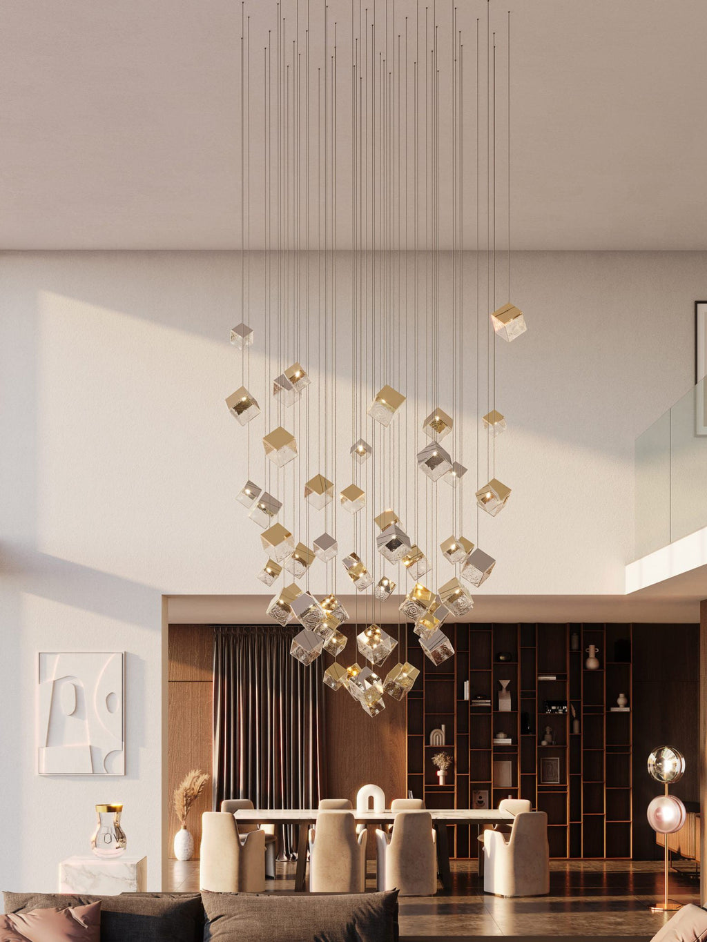 Pyrite Pendant Light