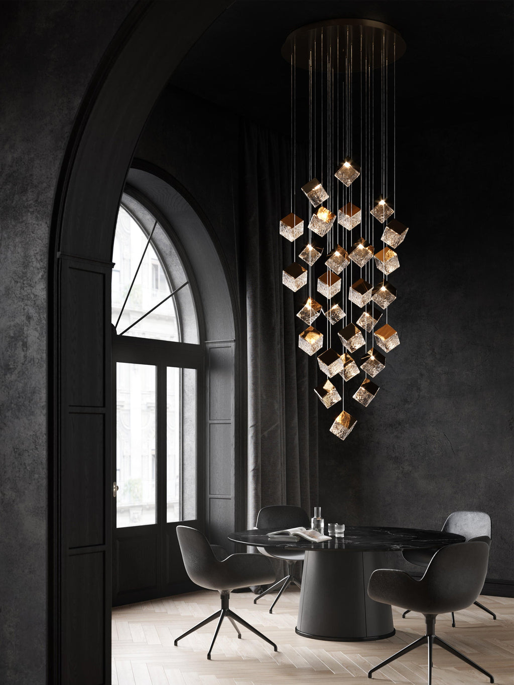 Pyrite Pendant Light