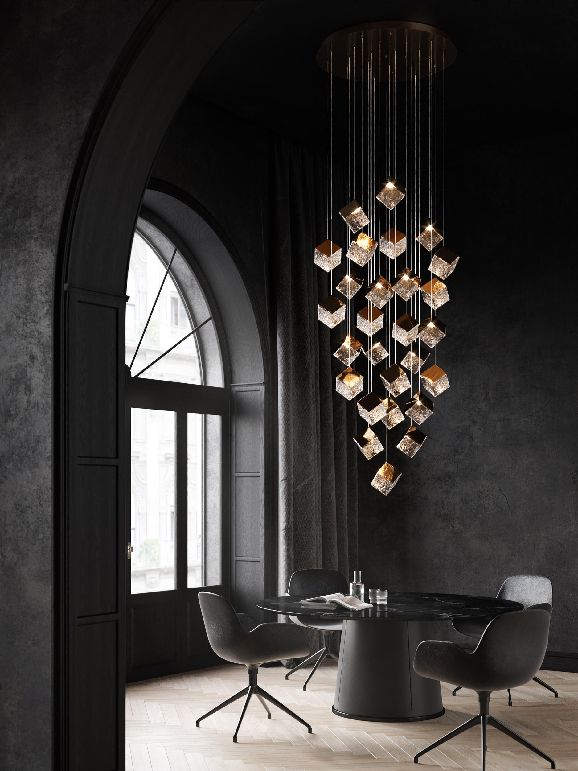 Pyrite Pendant Light