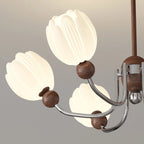 French Retro Flower Chandelier for Living Room