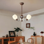 French Retro Flower Chandelier for Living Room