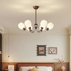 French Retro Flower Chandelier for Living Room