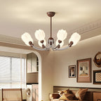 French Retro Flower Chandelier for Living Room