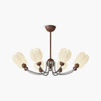 French Retro Flower Chandelier for Living Room