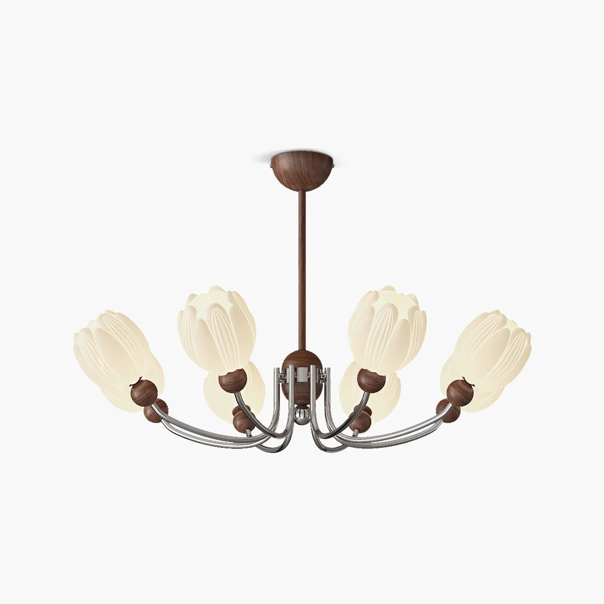 French Retro Flower Chandelier for Living Room