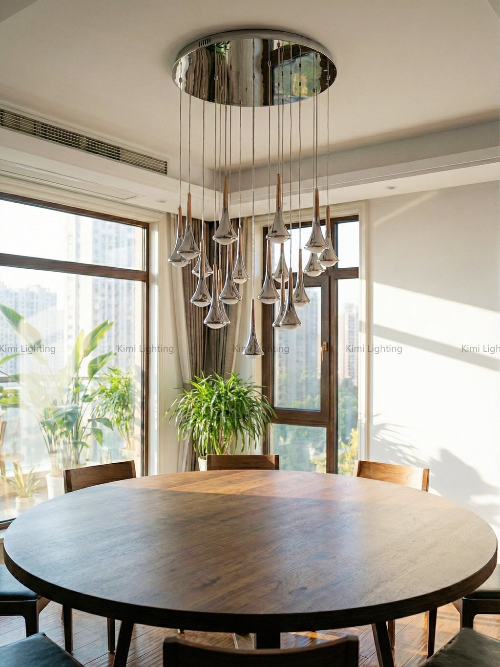 Rain Large Multi-Light Pendant Light