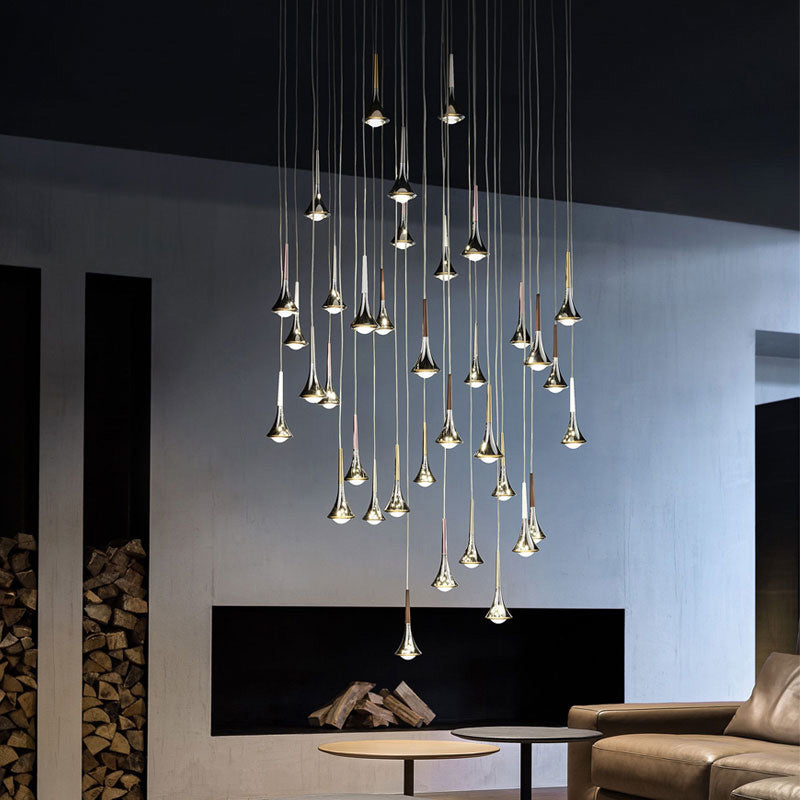Rain Large Multi-Light Pendant Light