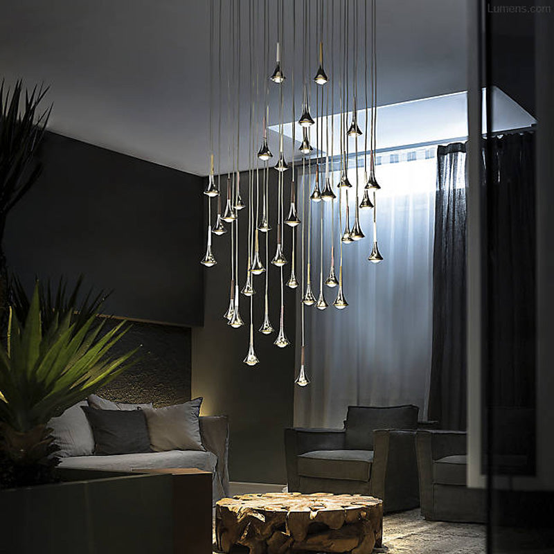 Rain Large Multi-Light Pendant Light