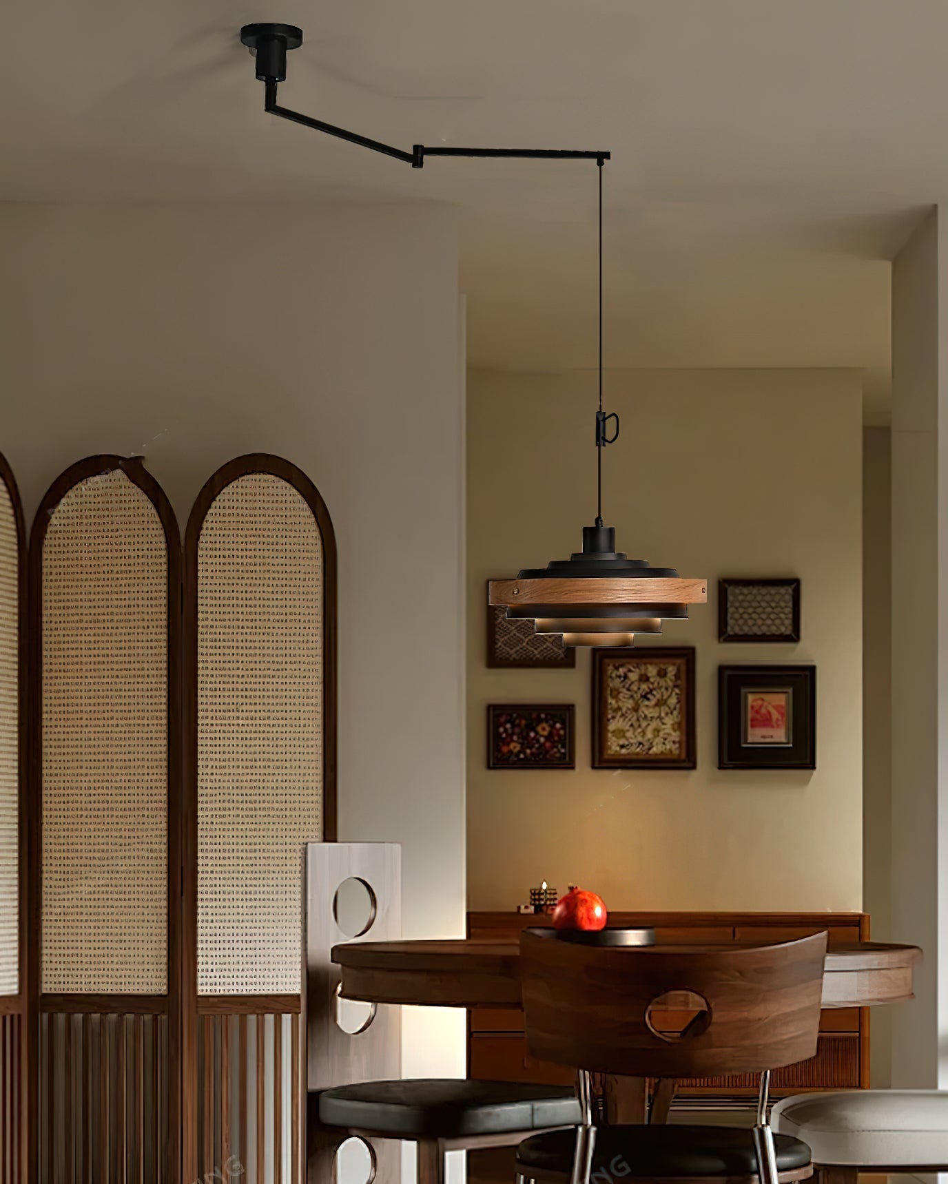 Rancho Swing Arm Pendant Light