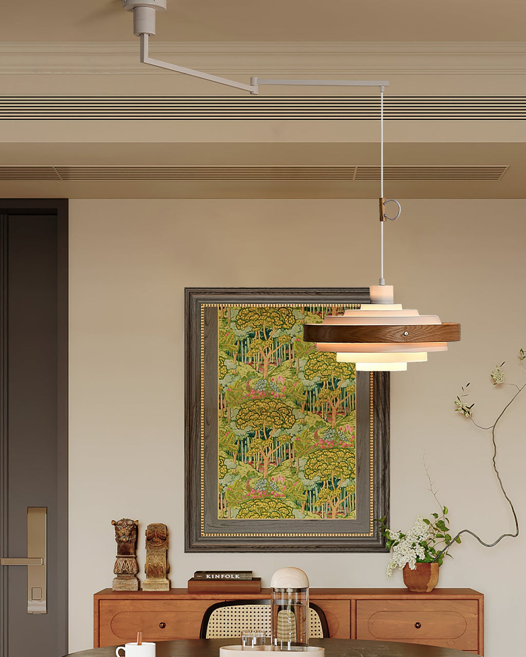 Rancho Swing Arm Pendant Light