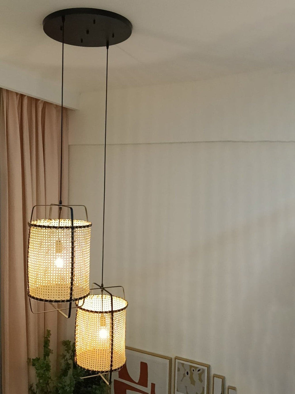 Rattan Cane Pendant Lamp