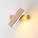 Rectangle Tonya Travertine Wall Lamp