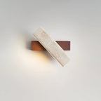 Rectangle Tonya Travertine Wall Lamp