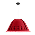 Clock Shaped Hot Pressed Acoustic Pendant Light