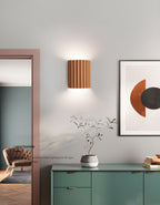 Resin Ribbed Wall Lamp