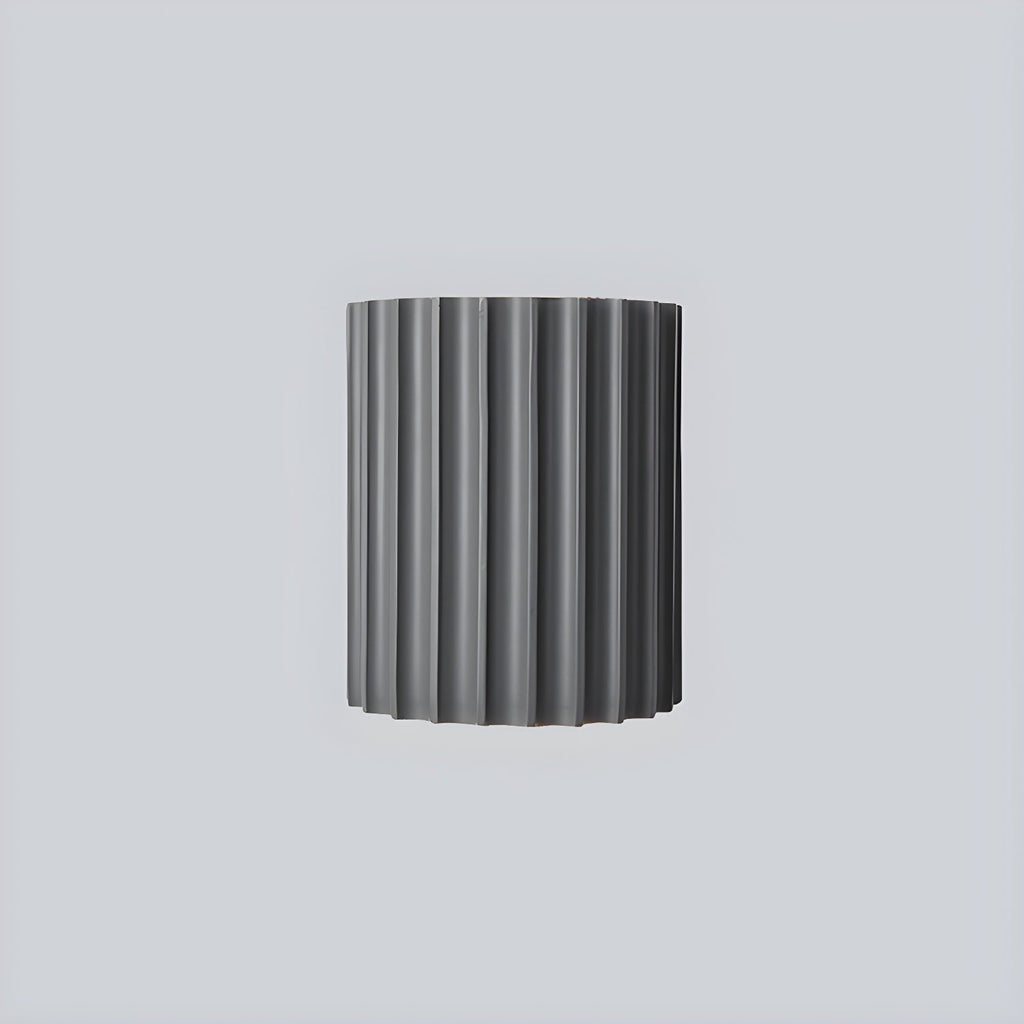 Resin Ribbed Wall Lamp