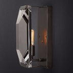 Rectangular Crystal Wall Sconce