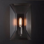 Rectangular Crystal Wall Sconce
