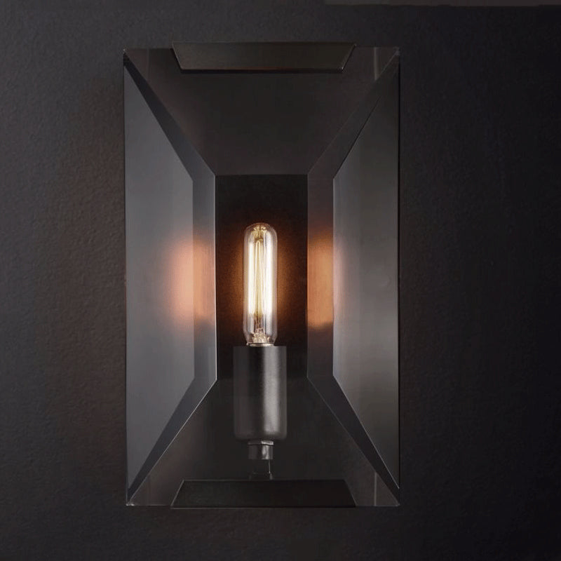 Rectangular Crystal Wall Sconce
