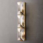 Rectangular Crystal Wall Sconce