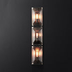 Rectangular Crystal Wall Sconce