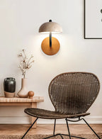 Reverse Travertine Wall Light