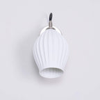 Ceramic Ribbed Wall Light