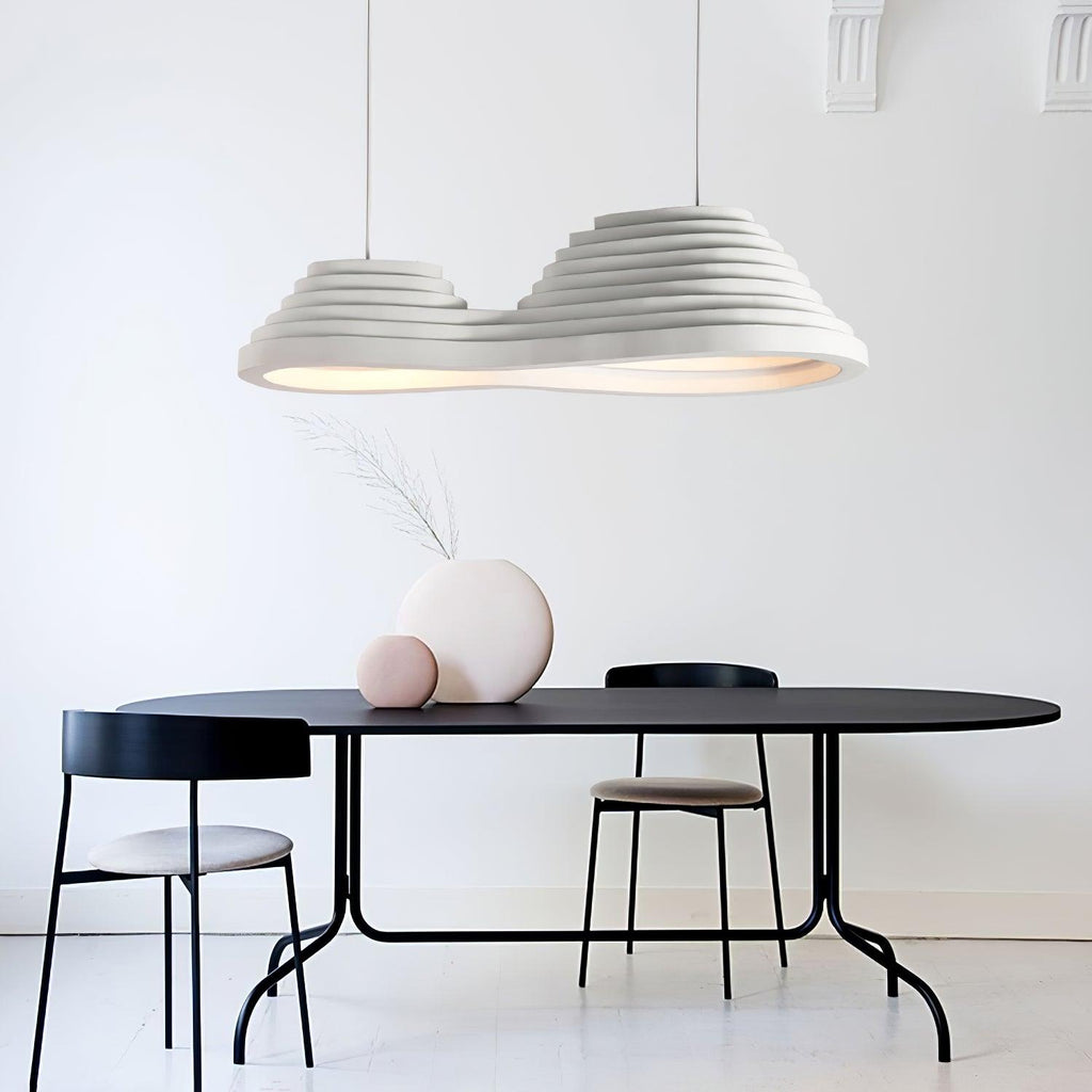 Rice Field Acoustic Flat Pendant Lamp