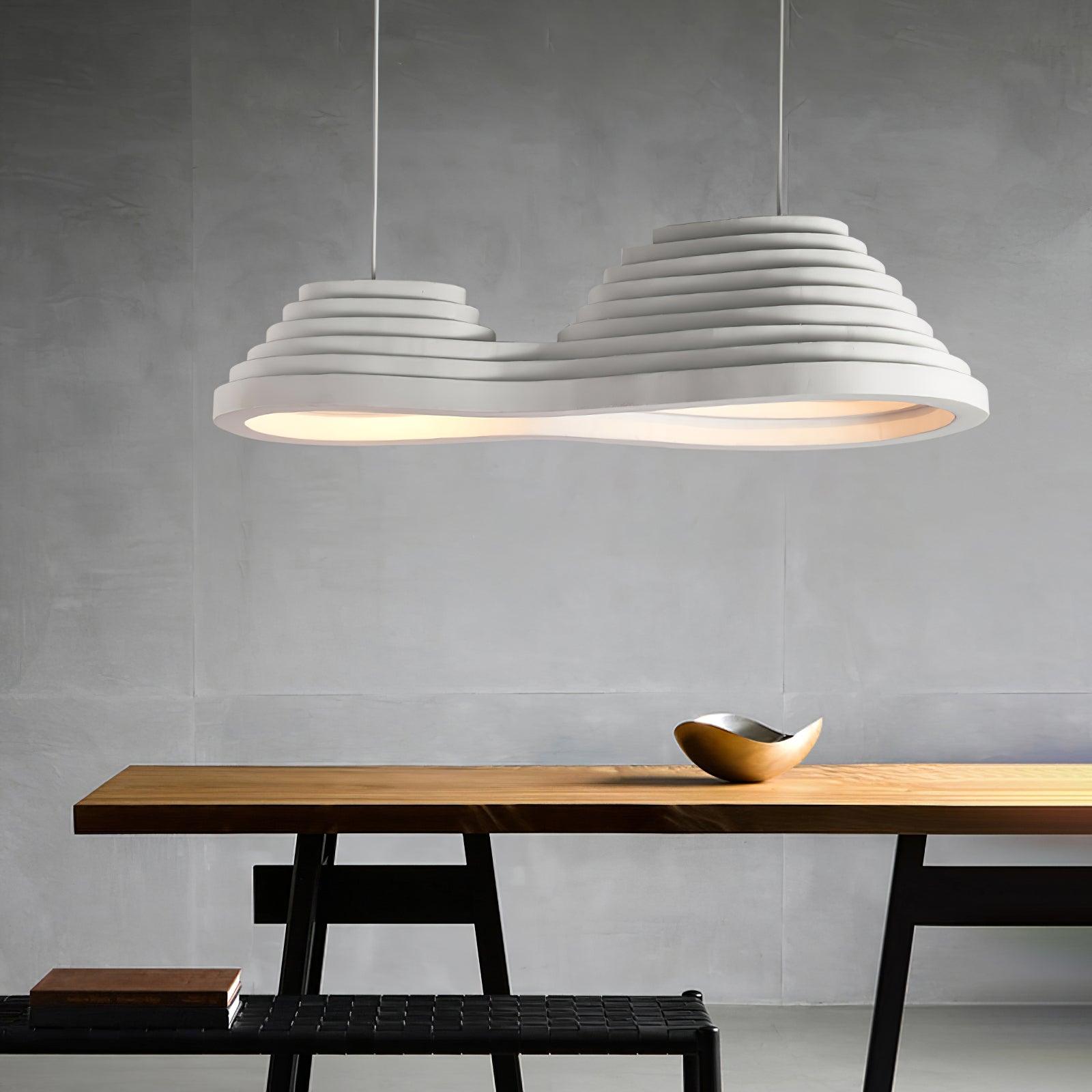 Rice Field Acoustic Flat Pendant Lamp