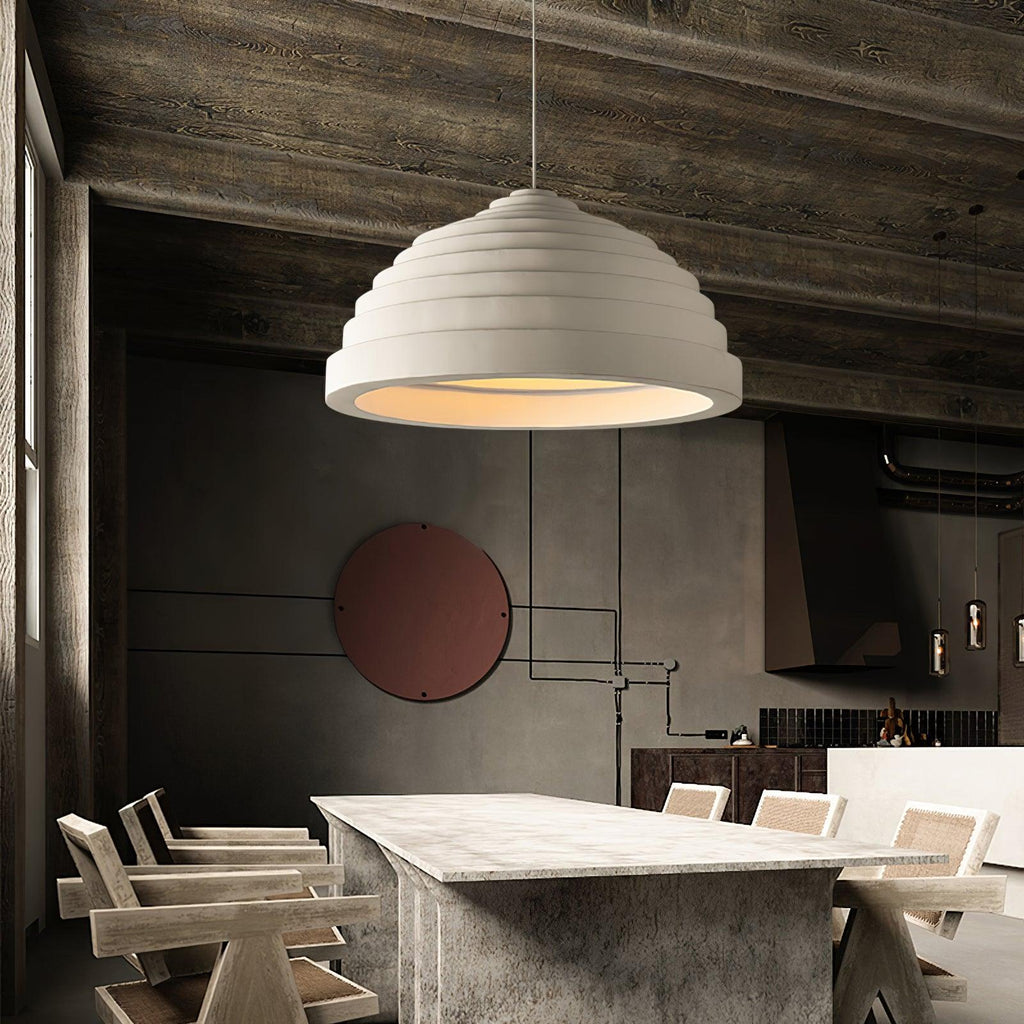 Rice Field Acoustic Flat Pendant Lamp