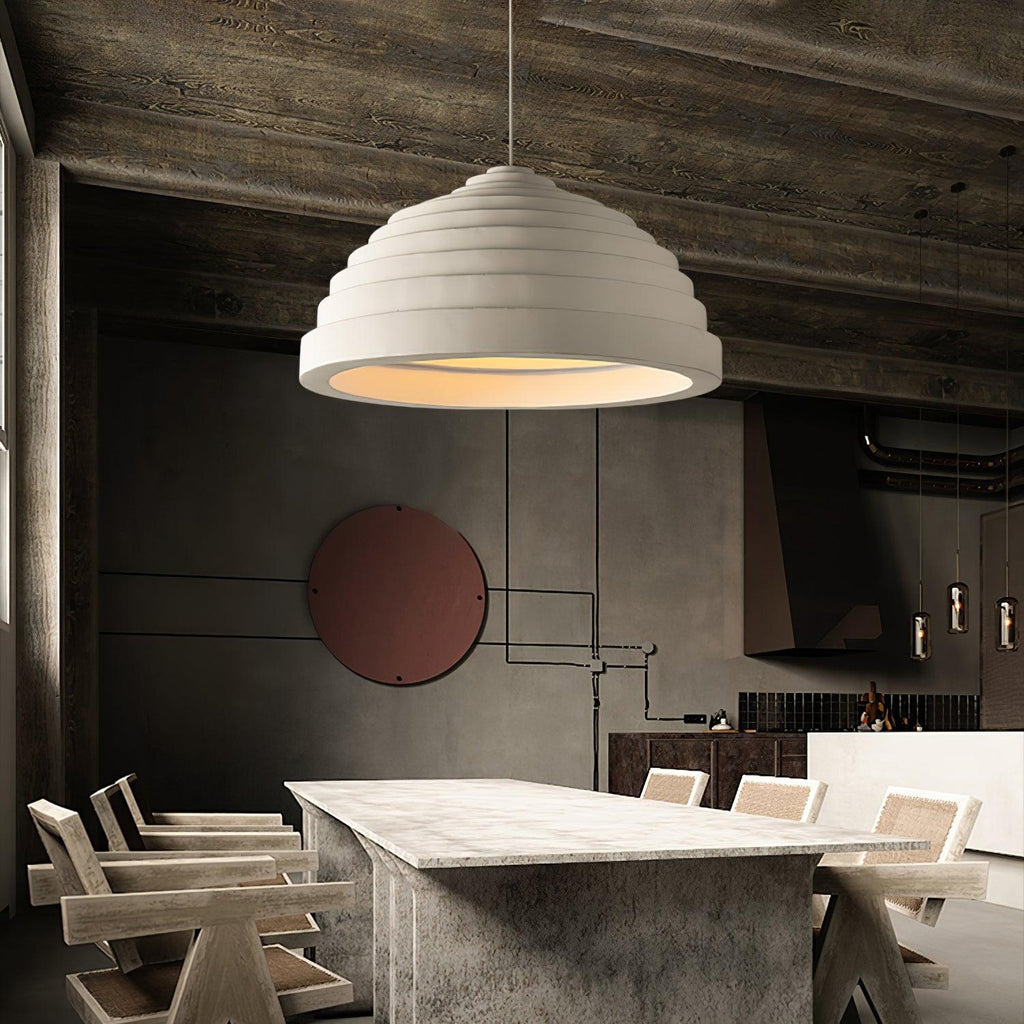 Rice Field Acoustic Flat Pendant Lamp