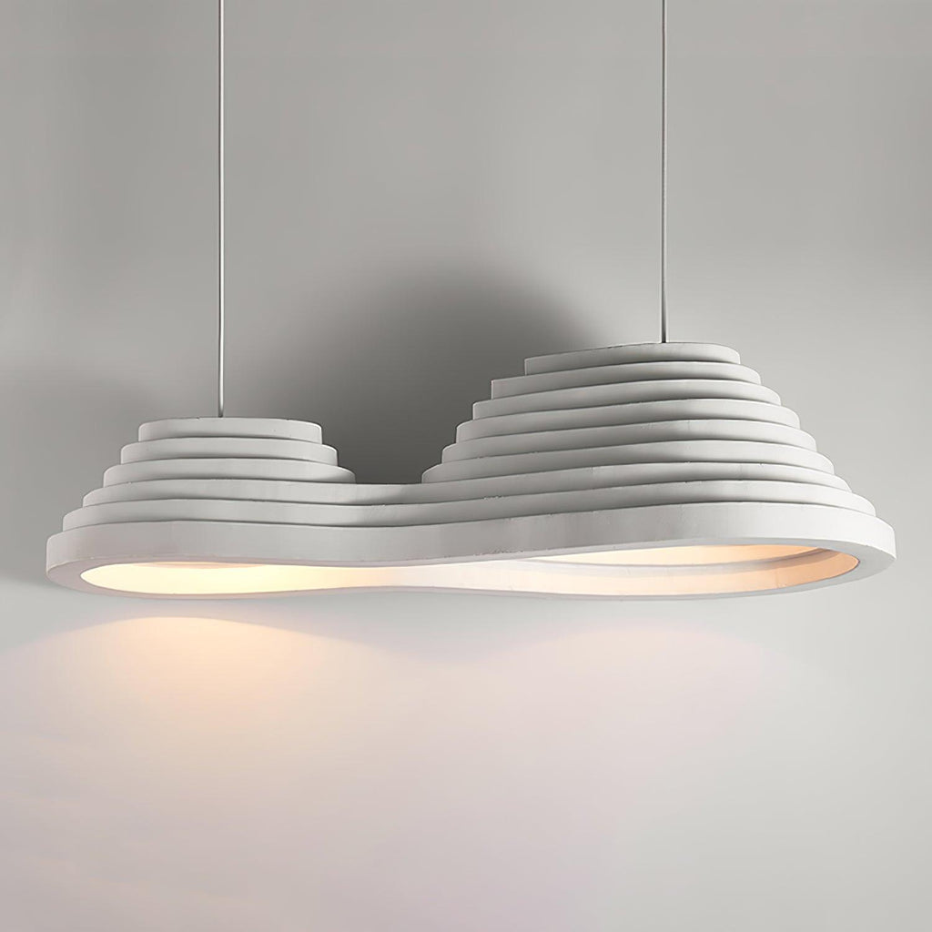 Rice Field Acoustic Flat Pendant Lamp
