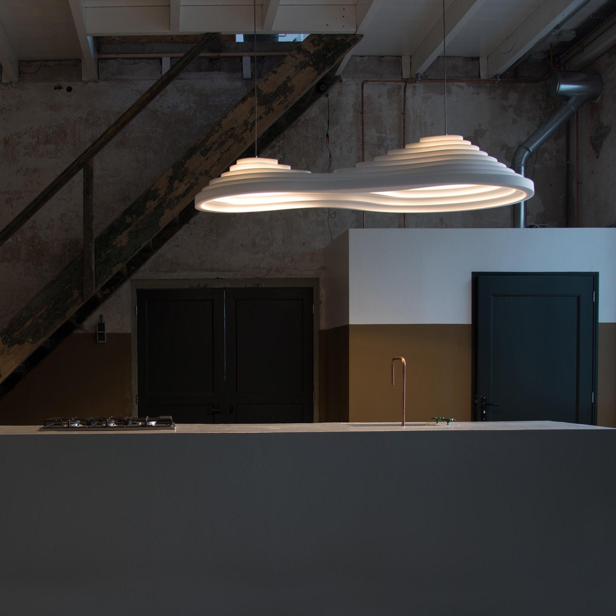 Rice Field Acoustic Flat Pendant Lamp