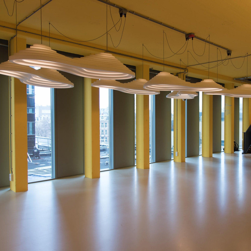 Rice Field Acoustic Flat Pendant Lamp