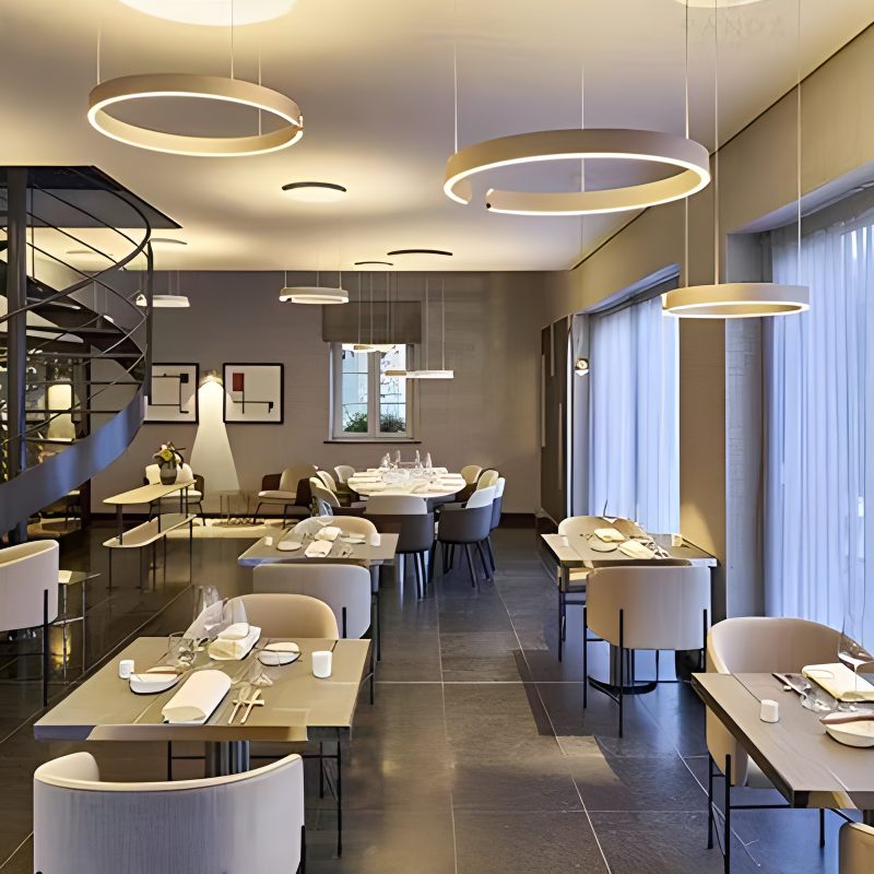 Modern Ring LED Chandelier for Living Room