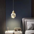 Rock Crystal Rain Chandelier for Living Room