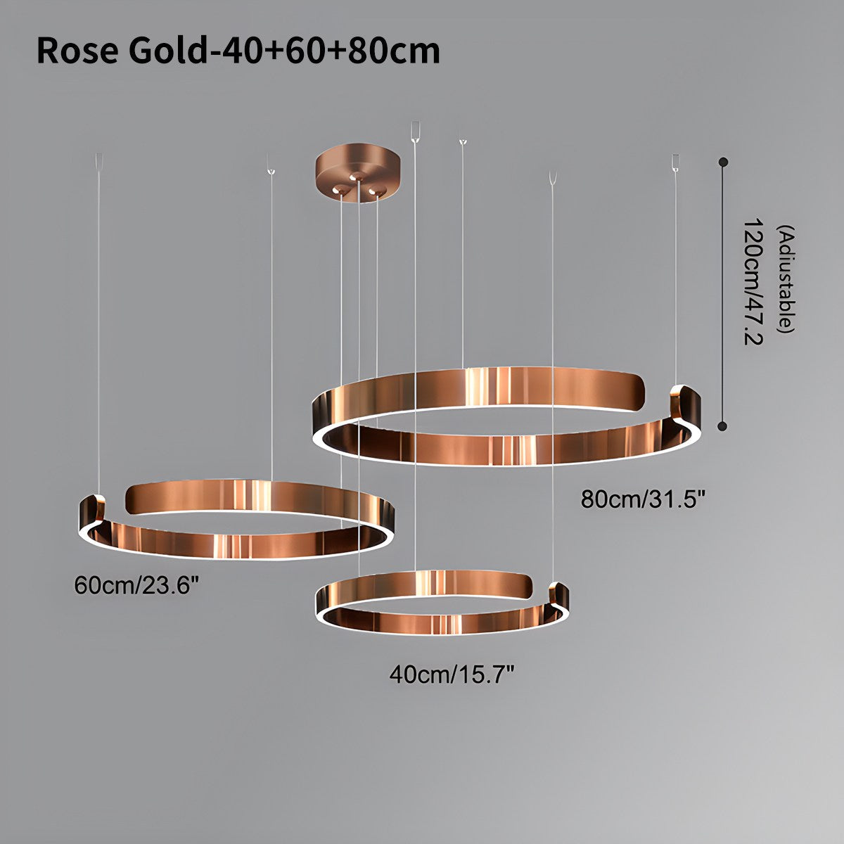 Modern Ring LED Chandelier for Living Room