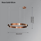 Modern Ring LED Chandelier for Living Room