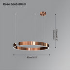 Modern Ring LED Chandelier for Living Room